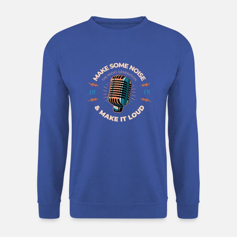 Make some noise - Unisex Pullover - Royalblau