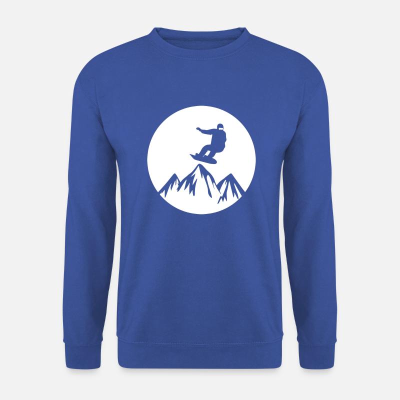 Snowboard Snowboarder - Unisex Pullover - Royalblau