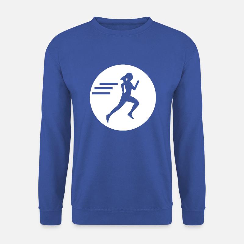 Marathon Running Run jogging - Unisex Sweatshirt - royal blue