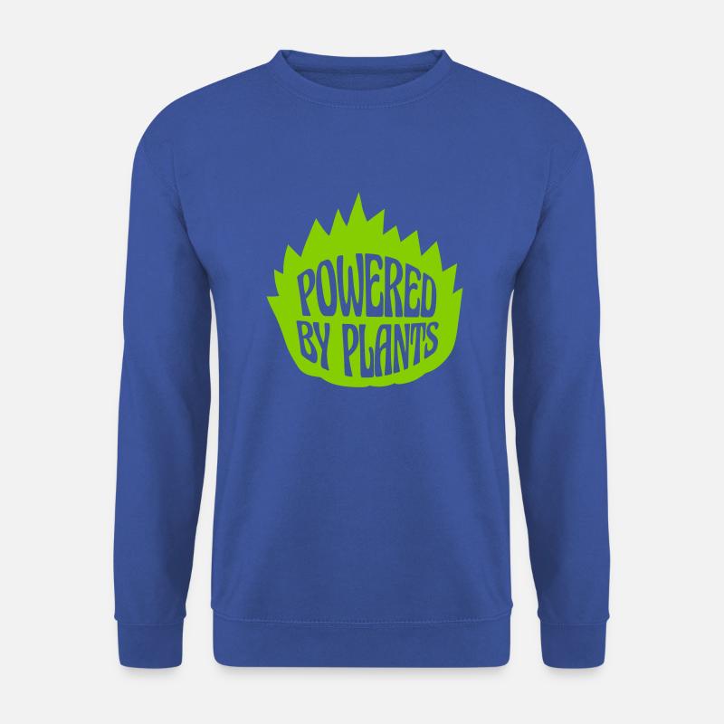 Powered by plants - Unisex Pullover - Royalblau