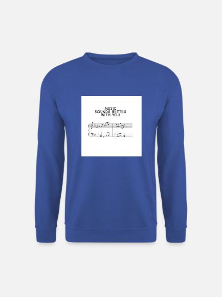 Music - Unisex Pullover - Royalblau