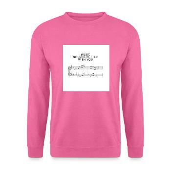 Music - Unisex Pullover - Pink - Vorne
