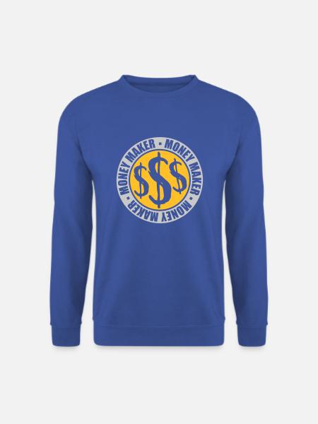 Round Logo Money Maker - Unisex Sweatshirt - royal blue