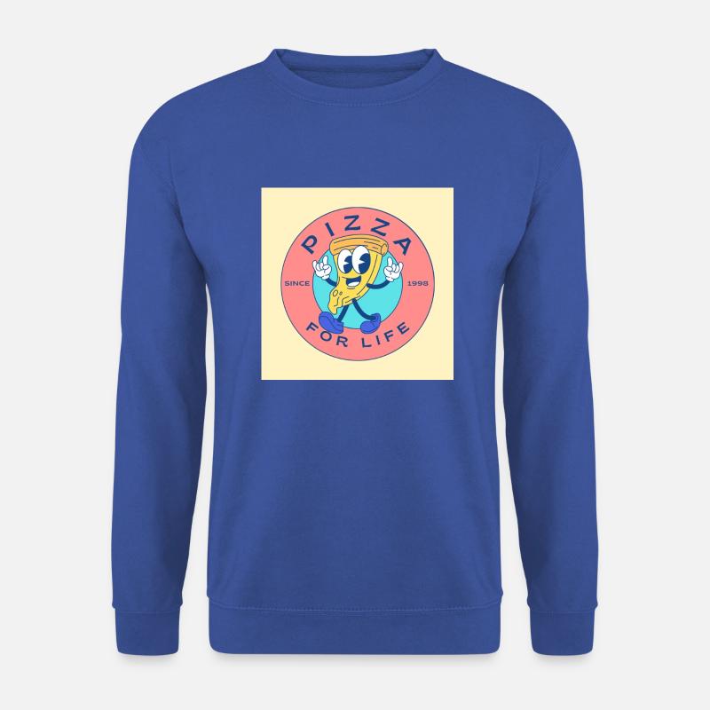 Pizza for life - Unisex Pullover - Royalblau