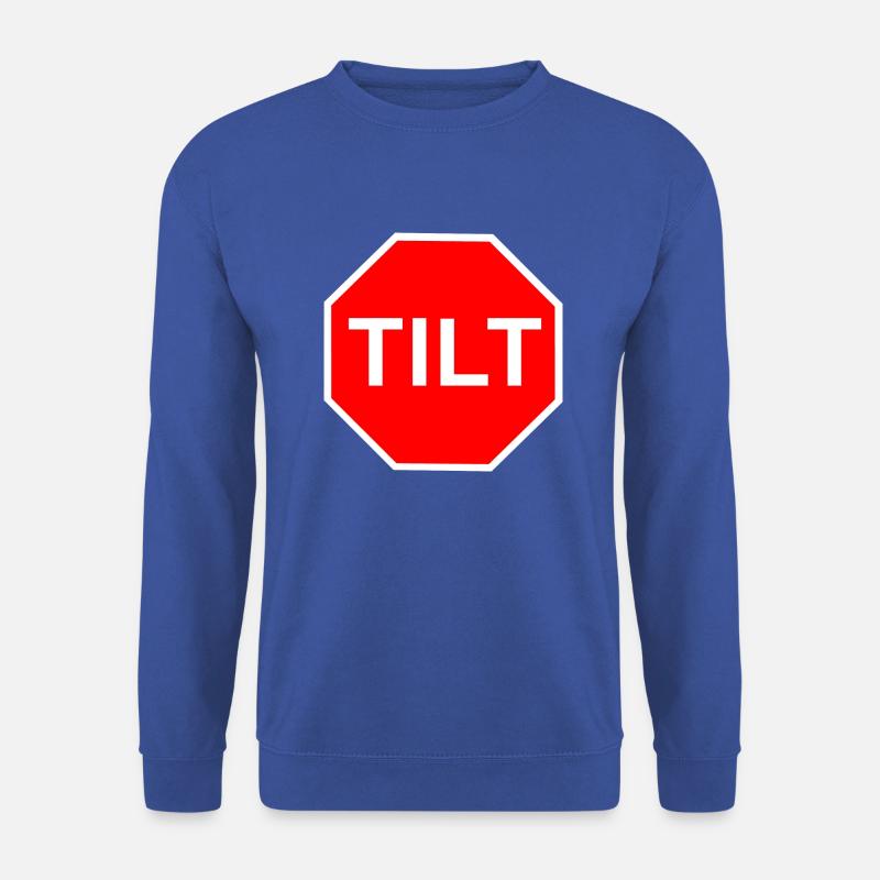 Tilt - Stopschild - Unisex Pullover - Royalblau