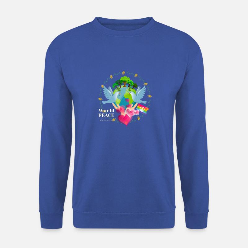 World PEACE - Unisex Pullover - Royalblau