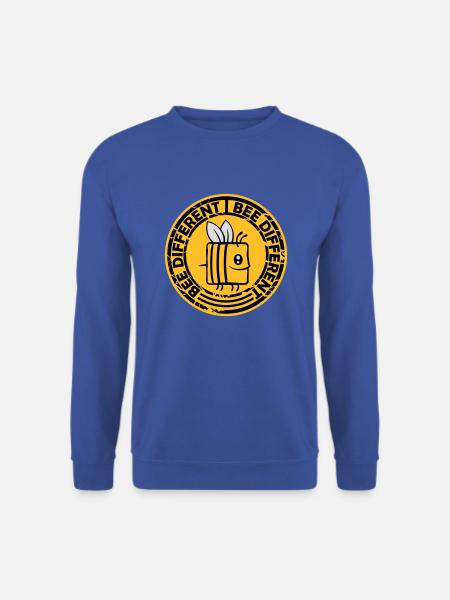 bee different saying quote - Unisex Sweatshirt - royal blue