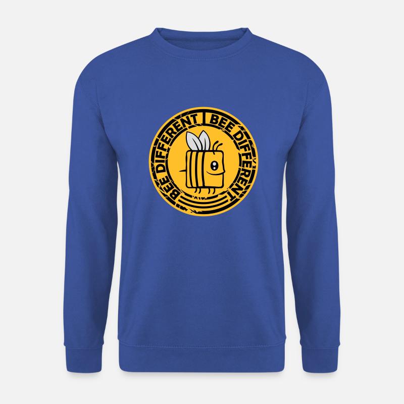 bee different saying quote - Unisex Sweatshirt - royal blue