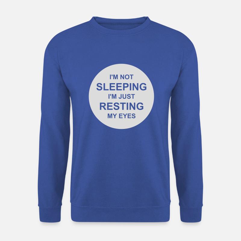 im not sleeping quote - Unisex Sweatshirt - royal blue