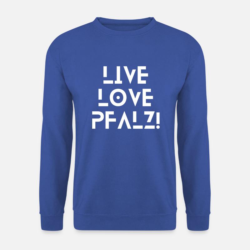 Live Love Pfalz - Unisex Pullover - Royalblau