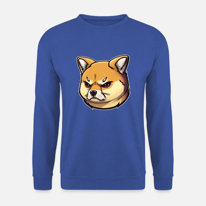 Shiba Grumpy - Unisex Pullover - Royalblau
