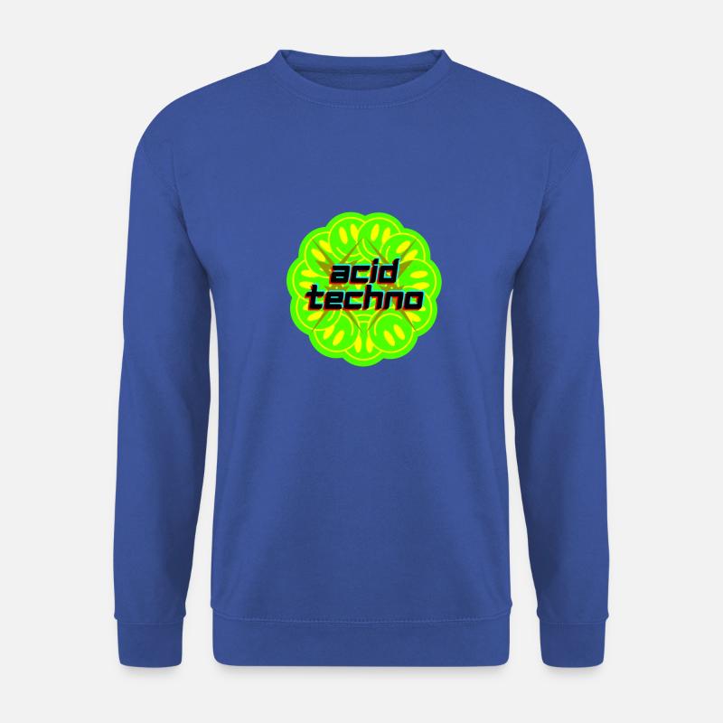 Acid Techno - Unisex Pullover - Royalblau