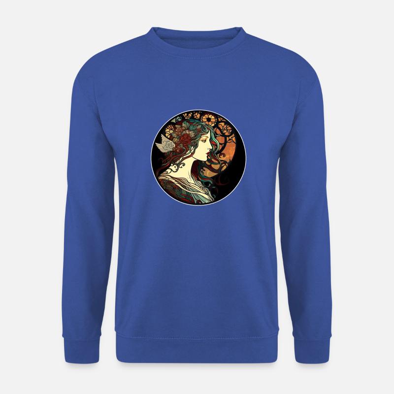 Mystischer Frauen-Jugendstil-Weg - Unisex Pullover - Royalblau