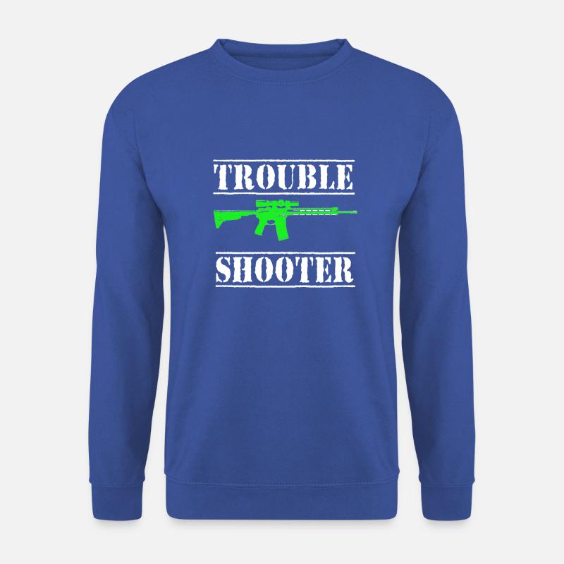 Trouble Shooter AR15 Design - Unisex Pullover - Royalblau