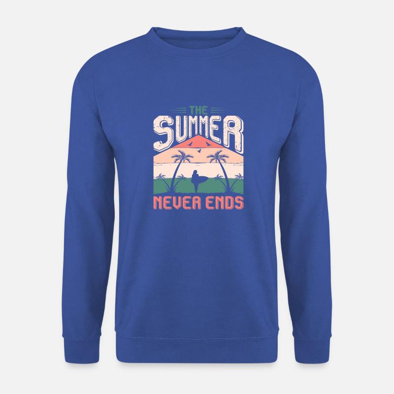 The Summer never Ends - Unisex Pullover - Royalblau