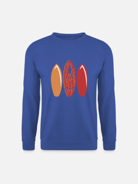 Das Leben ist ein Strand, genießen Sie die Fahrt 3 Planches - Unisex Pullover - Royalblau