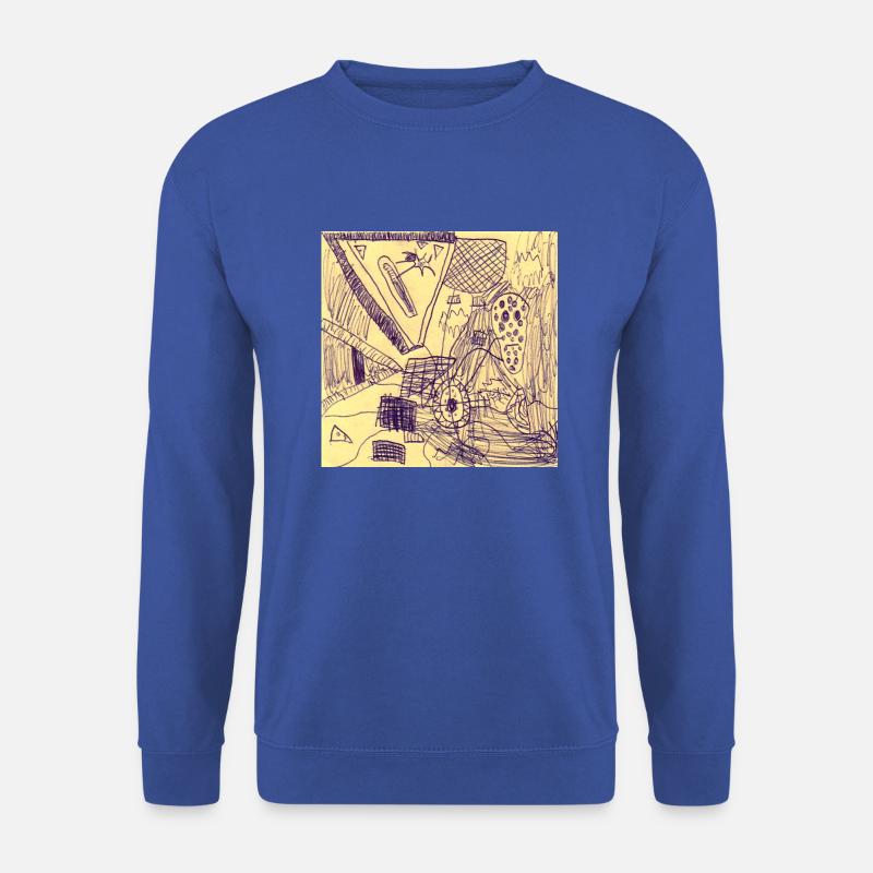 Sabino Lemon junior ART Tees - Unisex Pullover - Royalblau