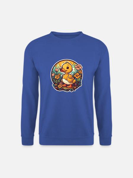 Entzückendes Enten-Design für Tierliebhaber! - Unisex Pullover - Royalblau