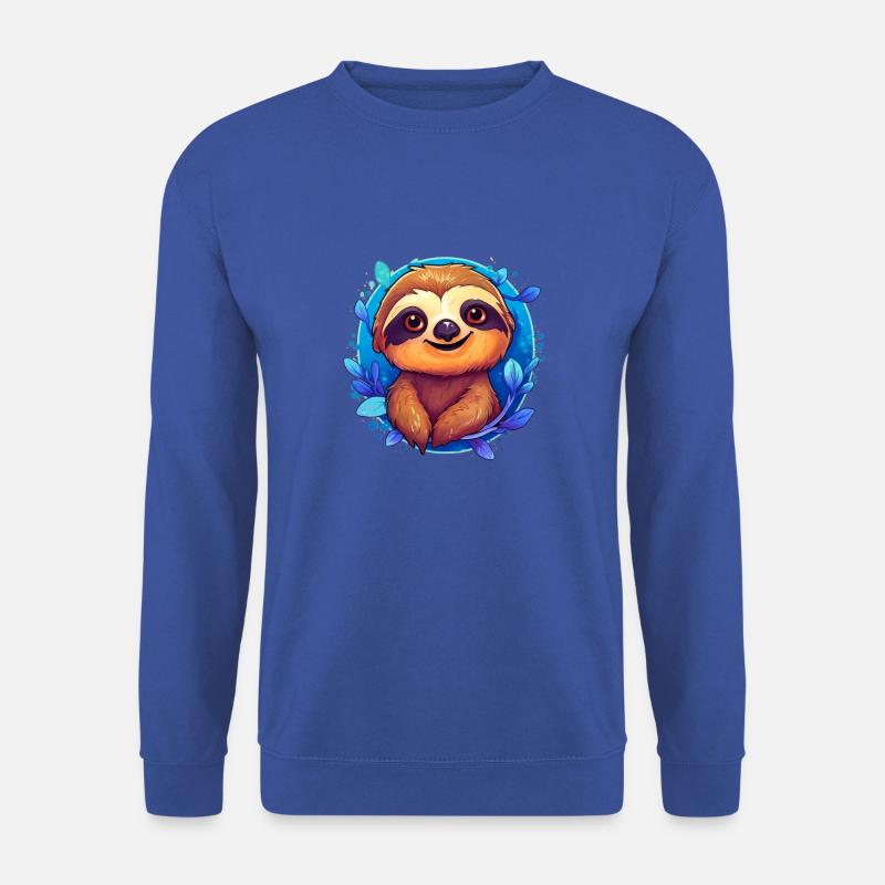 Cute Sloth - Unisex Pullover - Royalblau
