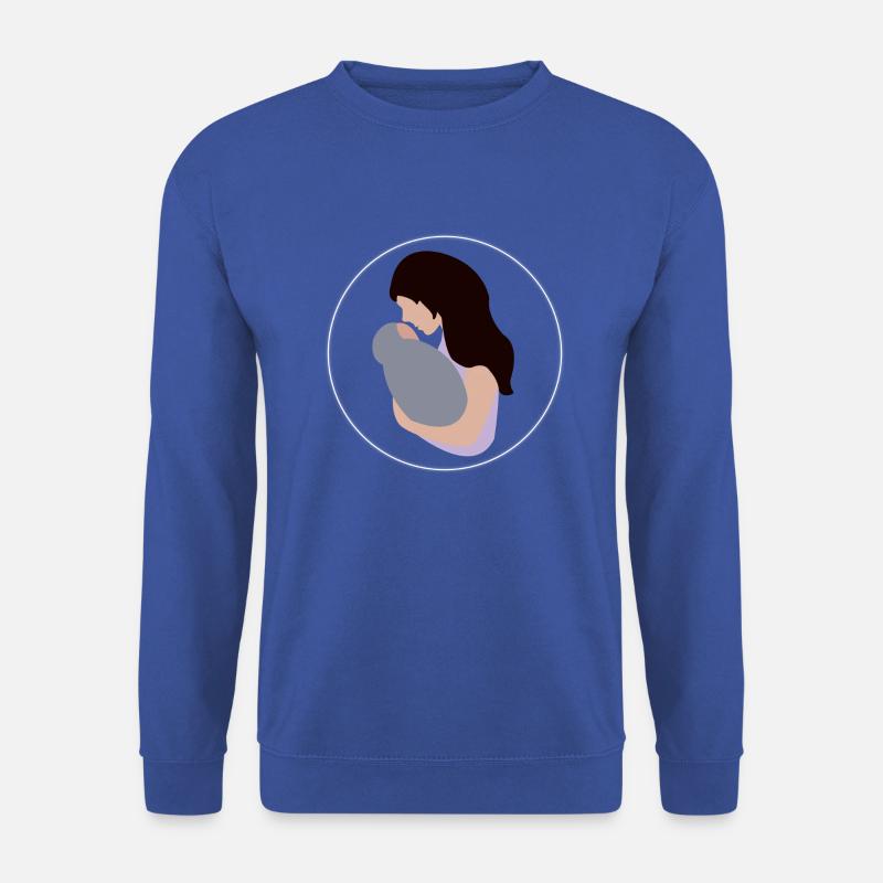 Mutter und Kind - Unisex Pullover - Royalblau