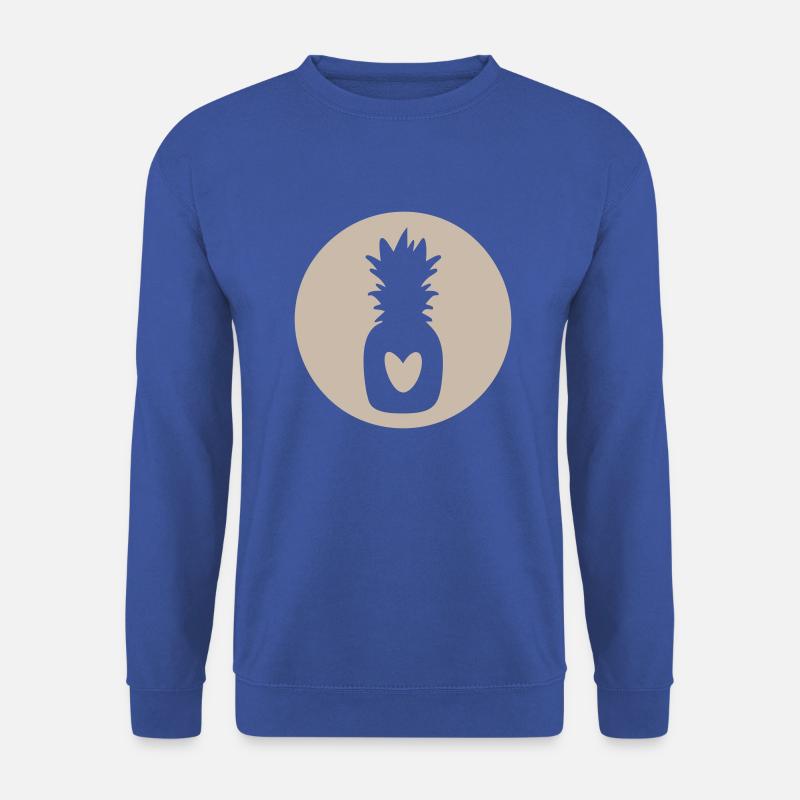 Ananas - Unisex Pullover - Royalblau