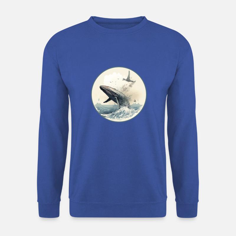 Wal - Unisex Pullover - Royalblau