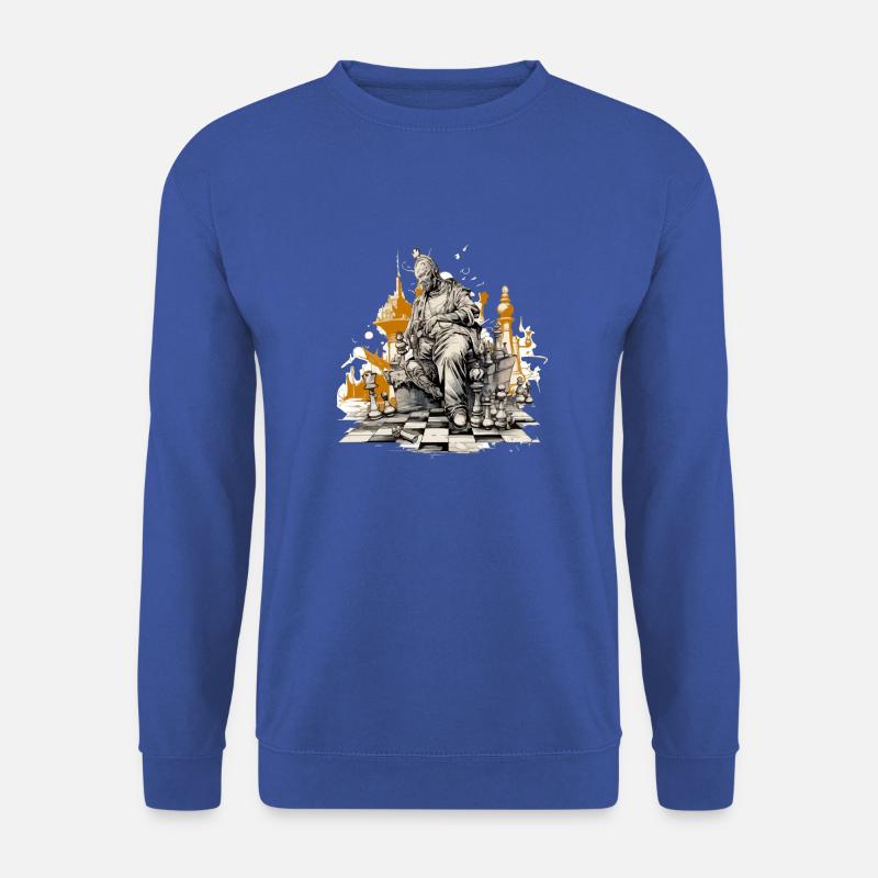 König Schach Straße - Unisex Pullover - Royalblau