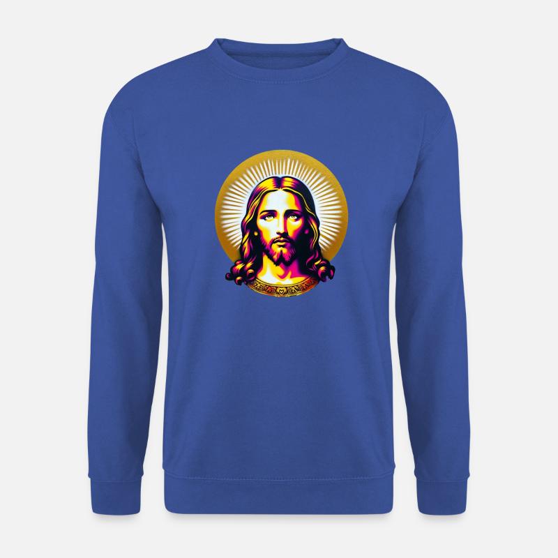 Jesus Christus - Unisex Pullover - Royalblau