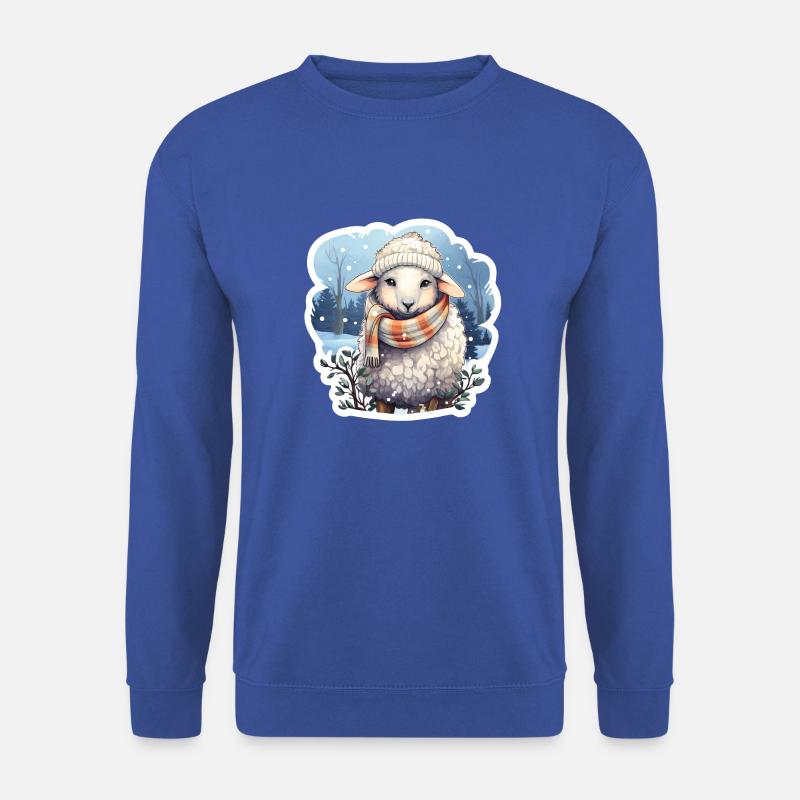 Winterschäfchen - Unisex Pullover - Royalblau