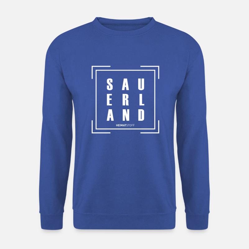 Sauerland Block weiss - Unisex Pullover - Royalblau
