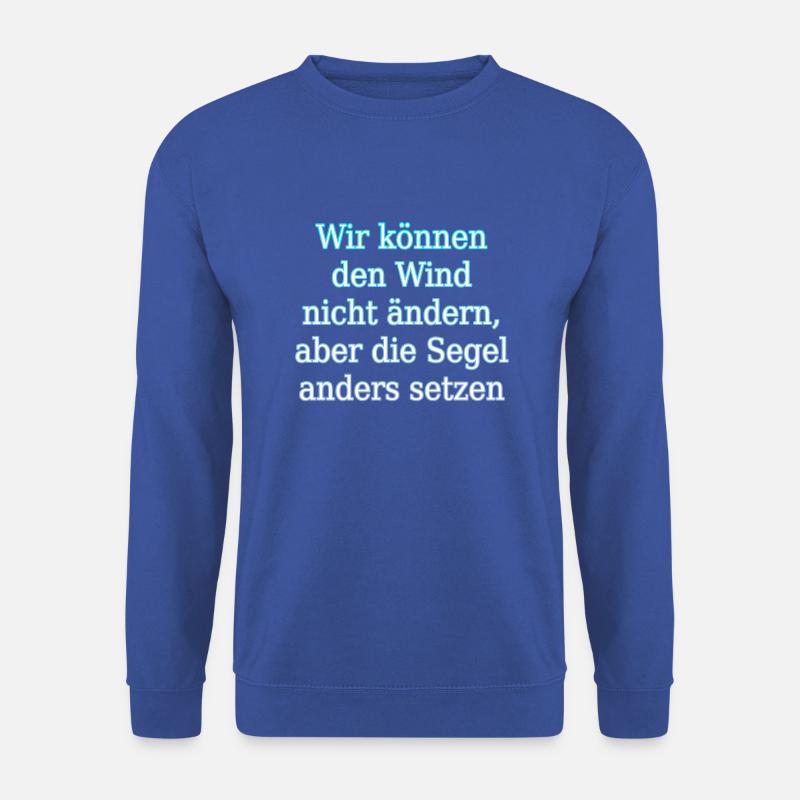 Segel setzen - Unisex Pullover - Royalblau