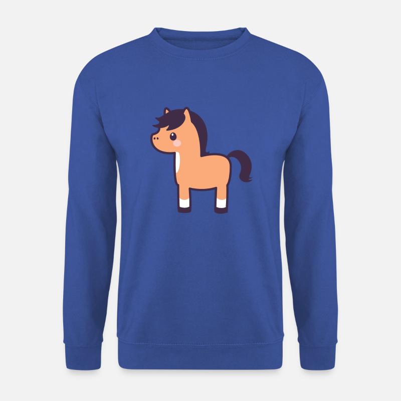 Pferd - Unisex Pullover - Royalblau