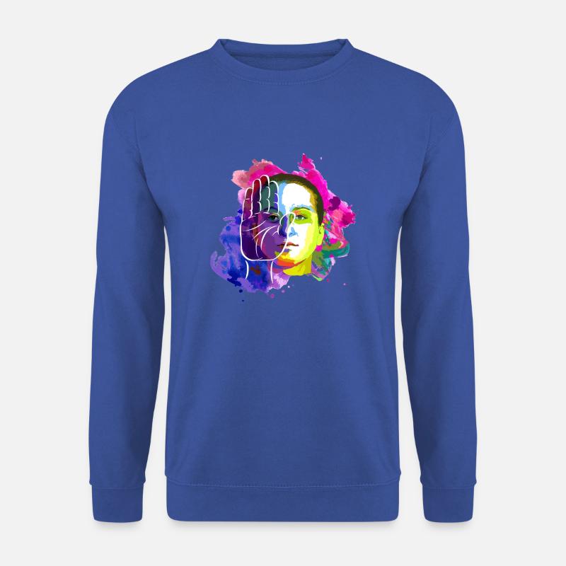 DAGEGEN - Unisex Pullover - Royalblau