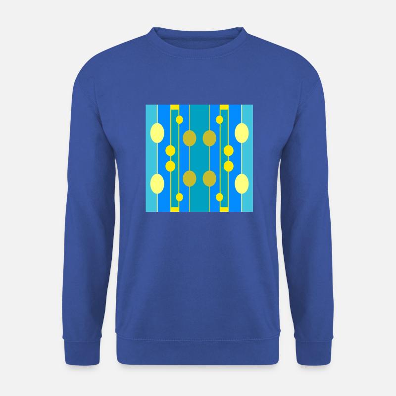 Goldene Blasen im Blau - Unisex Pullover - Royalblau
