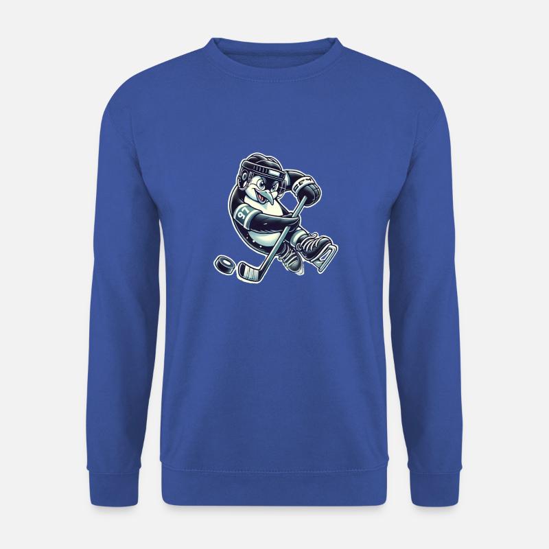 Eishockey Pinguin - Unisex Pullover - Royalblau