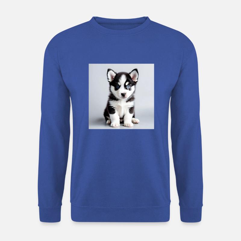 Husky Love - Pullover für Hundefreunde - Unisex Pullover - Royalblau