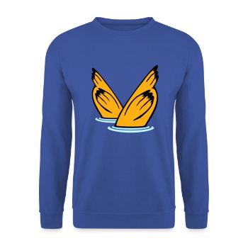 2 canards plongée sous-marin tête lac eau potable - Sweat-shirt Unisexe - bleu royal - Devant - Alina (178cm) & Michal (187cm)