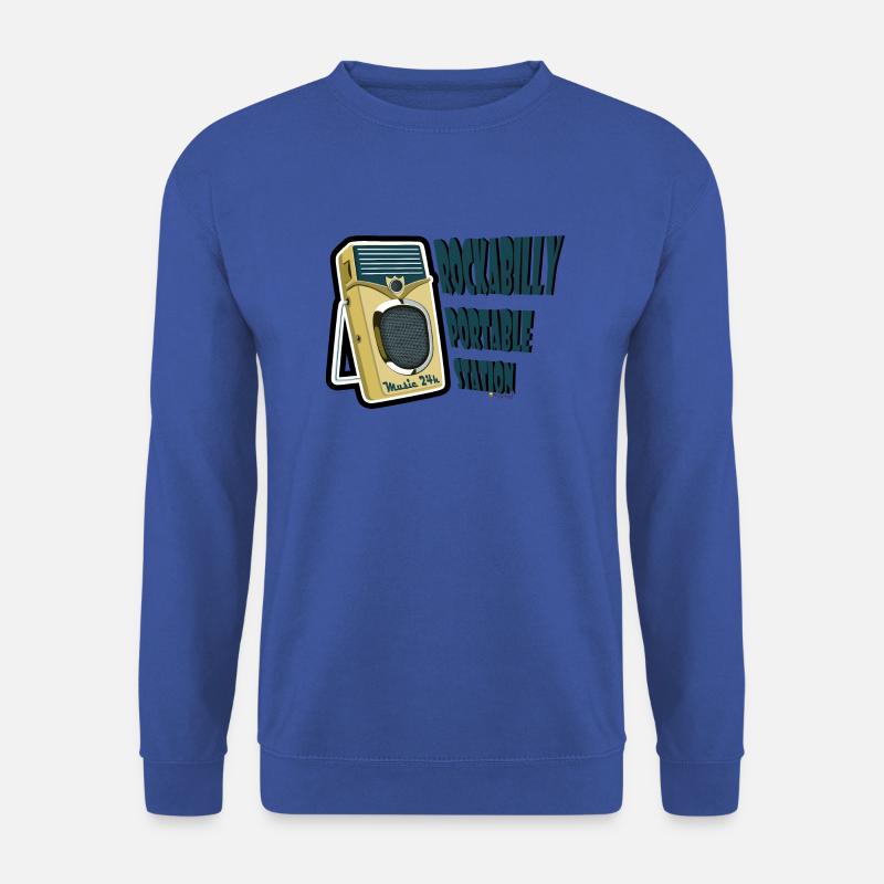 Rockabilly-Musik - Unisex Pullover - Royalblau