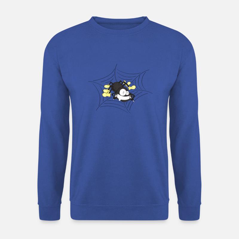 Hungry spider on the web - Unisex Sweatshirt - royal blue