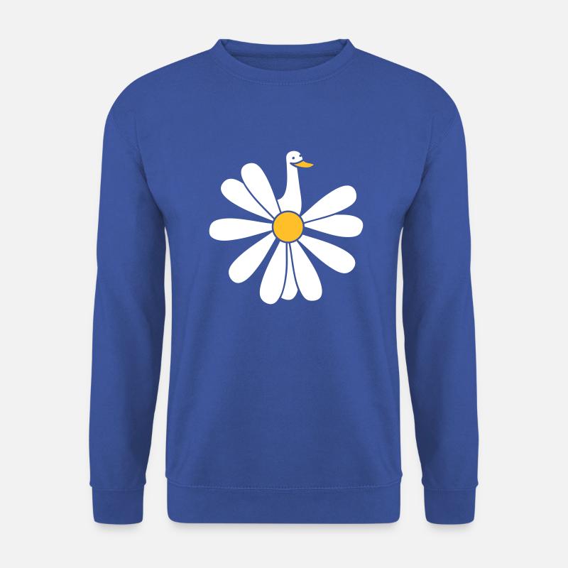 Gänseblümchen (b) - Unisex Pullover - Royalblau