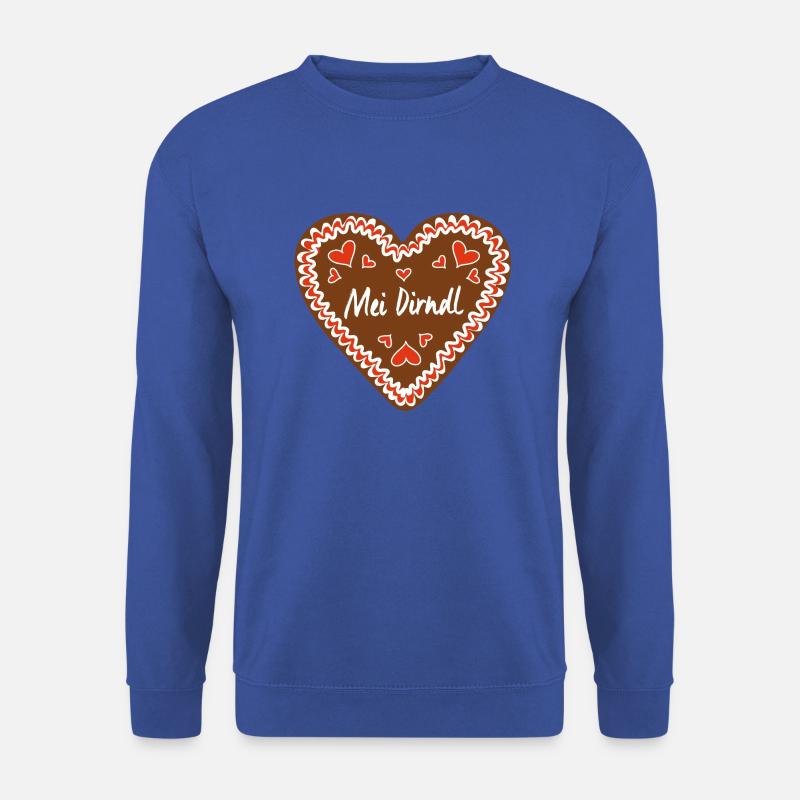 Mei Dirndl Lebkuchenherz - Unisex Pullover - Royalblau