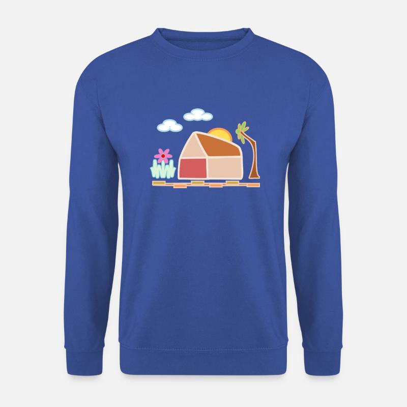 Happy House - Unisex Pullover - Royalblau