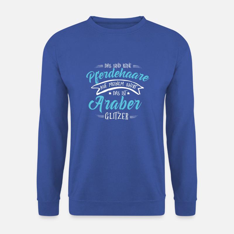 Glitzer Araber - Unisex Pullover - Royalblau