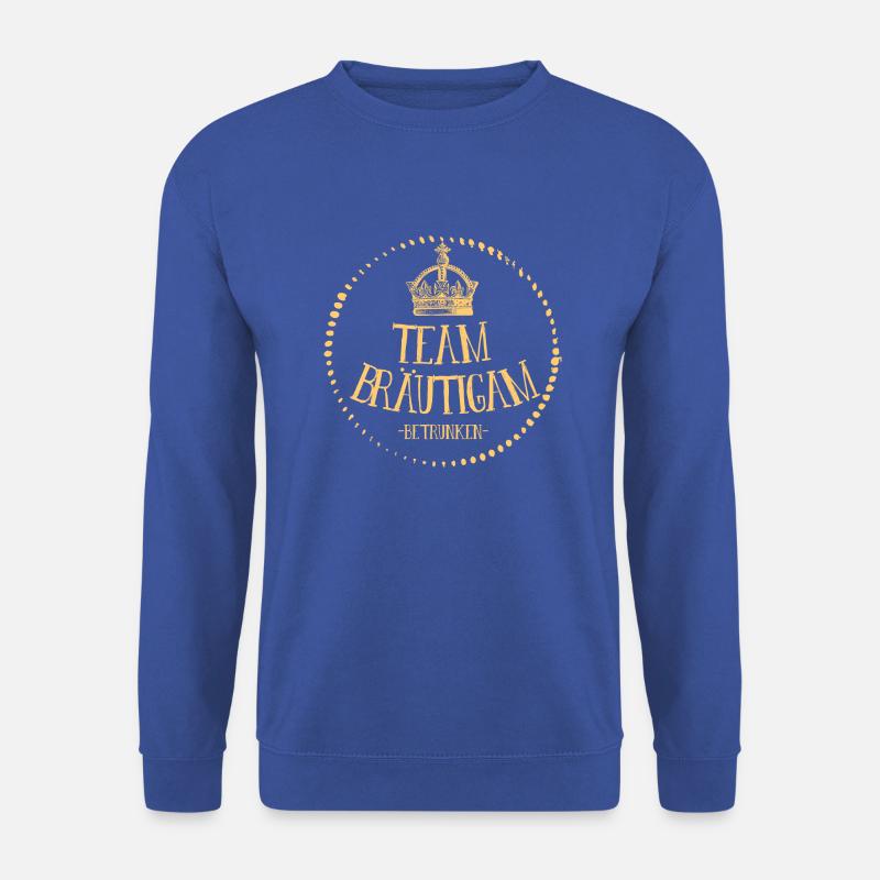 TEAM BRAETIGAM Bachelor Hochzeit Polterabend - Unisex Pullover - Royalblau