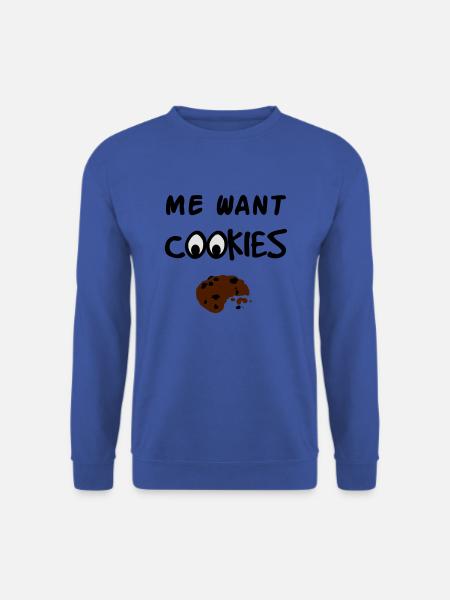 Me Want Cookies - Unisex Sweatshirt - royal blue