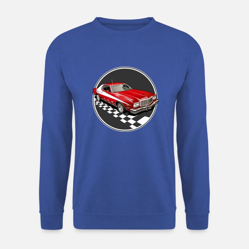 Rotes Auto - Unisex Pullover - Royalblau