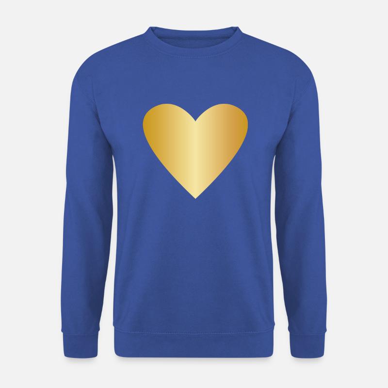 Goldherz - Unisex Pullover - Royalblau