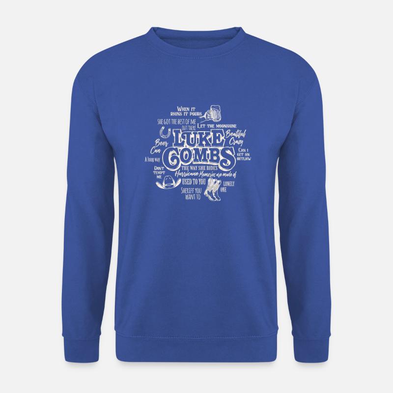 Combs-Lied - Unisex Pullover - Royalblau