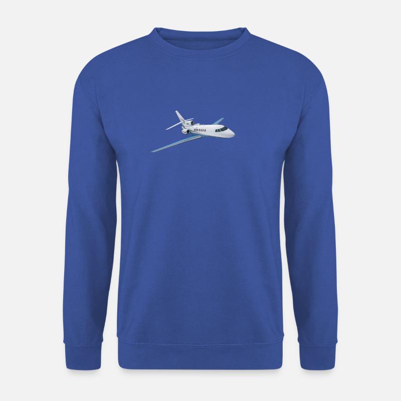 Business-Jet - Unisex Pullover - Royalblau