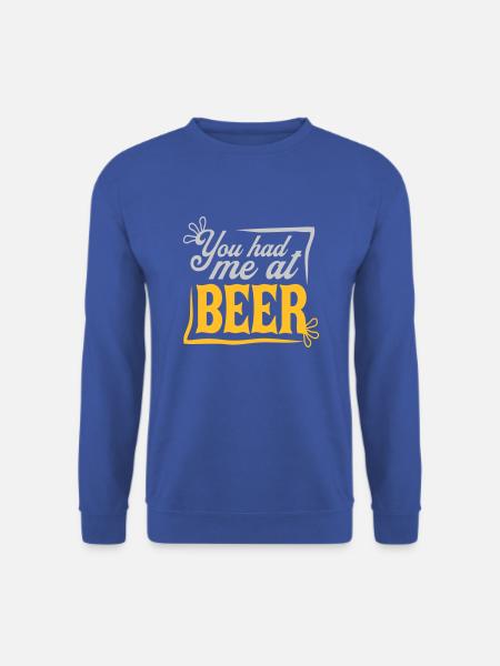 Beer Saying Persuaded - Unisex Sweatshirt - royal blue